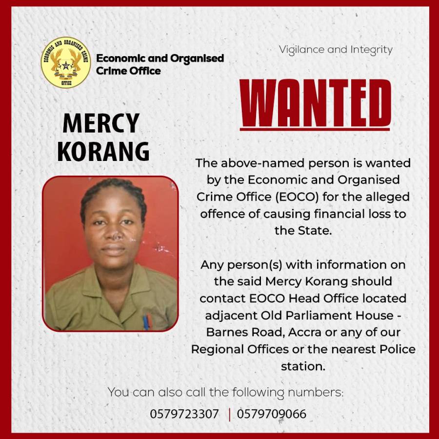 WANTED PERSON - MERCY KORANG