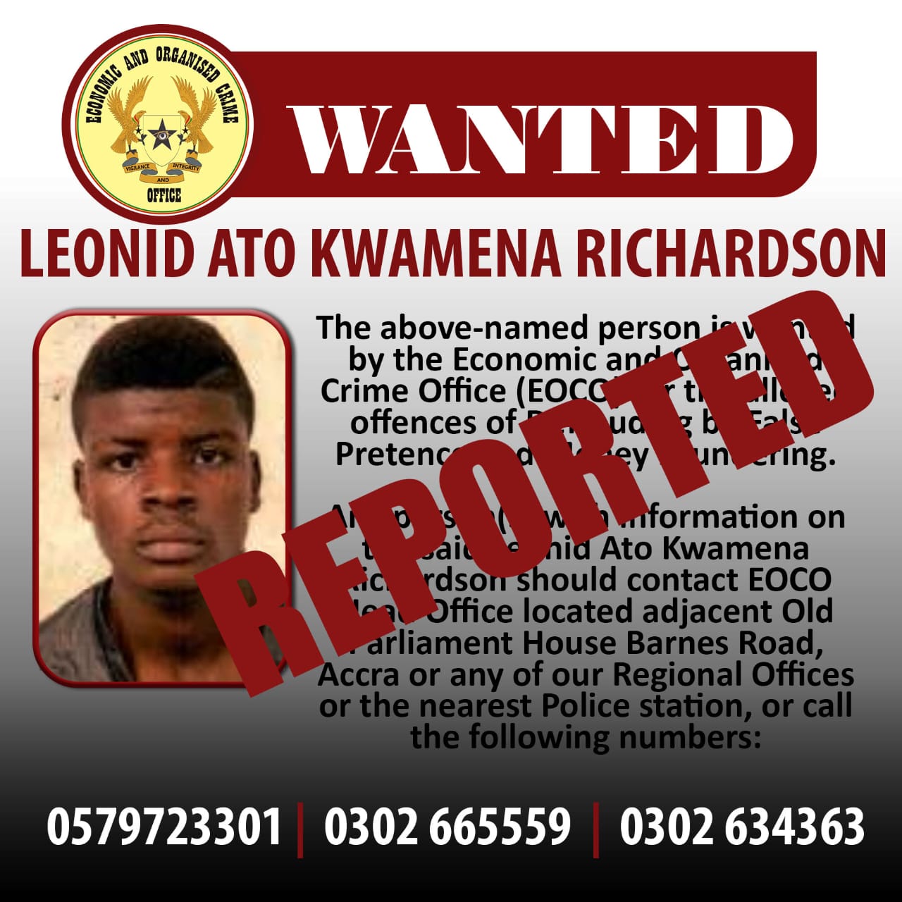 LEONID ATO KWAMENA RICHARDSON
